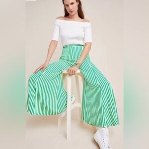 Anthropologie Mackenzie Striped Wide-Leg Pants